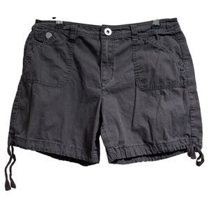 Khakis & Co Brown Size 6 Women's Shorts - Button & Zip Closure